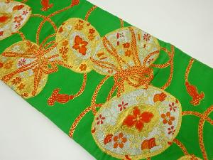 アンティーク　鼓模様織り出し袋帯（材料）